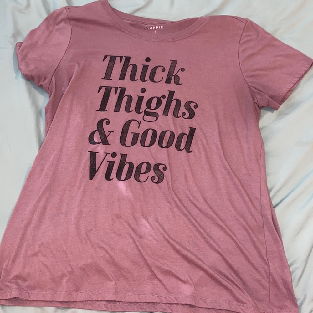 Torrid 1. Slim fit tee.